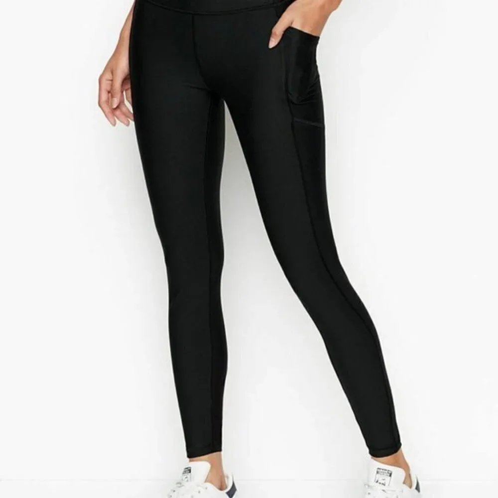 Victoria’s Secret Leggings meduim blk 7/8 high r